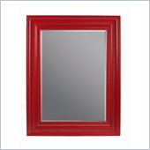 Stanley Furniture Continuum Wood Framed Decorative Mirror in Cinnabar Finish