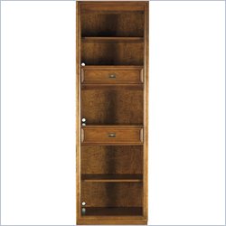 Stanley Furniture Continuum Wood Bookcase in Candlelight Cherry