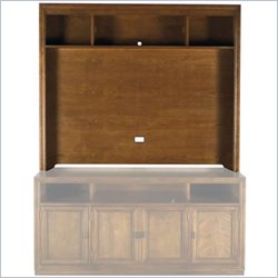 Stanley Furniture Continuum Wood Plasma Mounting Bookcase in Candlelight Cherry
