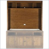 Stanley Furniture Continuum Wood Plasma Mounting Bookcase in Candlelight Cherry