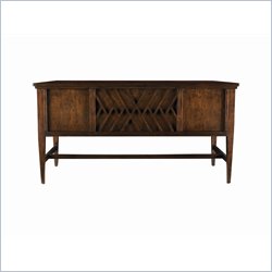 Stanley Furniture Continuum Wood Writing Desk in Amaretto Cherry