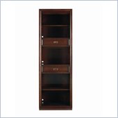 Stanley Furniture Continuum Wood Bookcase w/ 2 Adjustable Shelves in Amaretto Cherry