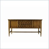 Stanley Furniture Continuum Wood Writing Desk in Candlelight Cherry