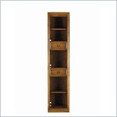 Stanley Furniture Continuum Wood Narrow Bookcase in Candlelight Cherry