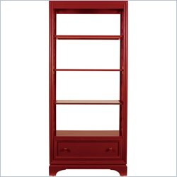 Stanley Furniture Continuum Etagere in Cinnabar