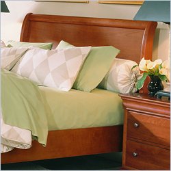 Stanley Furniture Translation Sleigh Bed Headboard in Cherry Finish