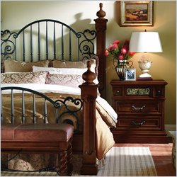 Stanley Furniture Santa Barbara Montecito Metal Bed 4 Piece Bedroom Set
