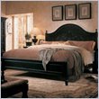 Stanley Furniture Portofino Basque Black Decorative Painted Wood Panel Bed 3 Piece Bedroom Set