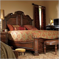 Stanley Furniture Grand Continental Maison Panel Bed in Antique Terra Finish-King