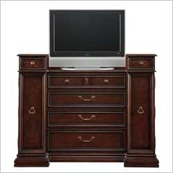 Stanley Furniture Grand Continental 5 Drawer Master Media Chest in Antique Terra Finish