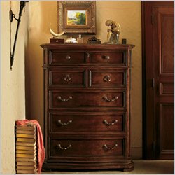 Stanley Furniture Grand Continental Villa 5 Drawer Chest in Antique Terra Finish