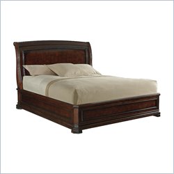 Stanley Furniture Grand Continental Vineyard King Sleigh Bed in Antique Terra