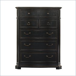 Stanley Furniture Grand Continental Villa 5 Drawer Chest in Antique Barista Finish