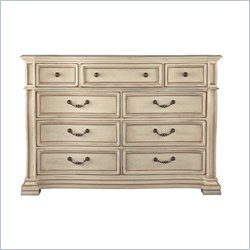 Stanley Furniture Grand Continental Maison Dressing Chest in Antique Panna Finish