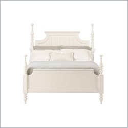 Stanley Furniture Shelter Island Hampton Poster Bed in Piano Key Finish