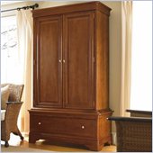 Stanley Furniture Louis Louis Cherry TV Armoire in Grande Marnier Finish