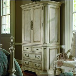 Stanley Furniture Serafina Ash TV/Wardrobe Armoire in Frosted Almond