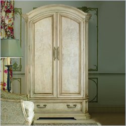 Stanley Furniture Serafina Grande Palazzo Ash TV/Wardrobe Armoire in Frosted Almond