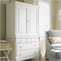 Stanley Furniture Shelter Island TV/Wardrobe Armoire in Piano Key