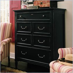 Stanley Furniture Portofino 6 Drawer Chest in Basque Black Finish