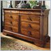 Stanley Furniture Provincia Maple 8 Drawer Double Dresser in Golden Antique Finish