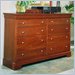 Stanley Furniture Translation Cherry Tall 8 Drawer Double Dresser