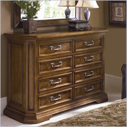 Stanley Furniture Tre Venti 8 Drawer Angelina's Dressing Chest in Caramel Finish
