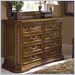 Stanley Furniture Tre Venti Angelina's Oak Double Dresser in Caramel