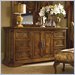 Stanley Furniture Tre Venti Oak Delano Door Double Dresser in Caramel