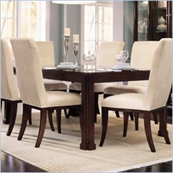 Stanley Furniture Beau Nouveau Walnut Formal Dining Table in Espresso Finish