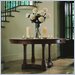 Stanley Furniture Beau Nouveau Walnut Round Dining Table in Espresso