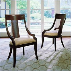 Stanley Furniture Beau Nouveau Walnut Academy Chair in Espresso