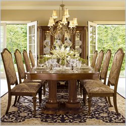 Stanley Furniture Tre Venti Oak Grande Palazzo Table in Caramel