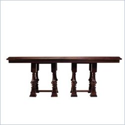 Stanley Furniture Toluca Lake Clybourn Maple Double Pedestal Table in Dark Espresso
