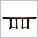 Stanley Furniture Toluca Lake Clybourn Maple Double Pedestal Table in Dark Espresso