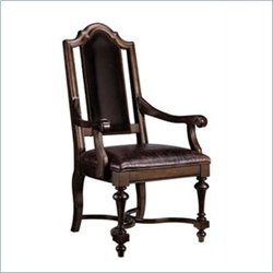 Stanley Furniture Toluca Lake Chocolate Leather Arm Chair