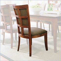 Stanley Furniture American View Cherry Upholstered Back Side Chair