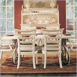Stanley Furniture Portofino Ivory Wood And Metal Table