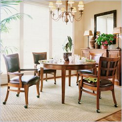 Stanley Furniture American View Cherry Round Dining Table Set