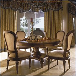 Stanley Furniture Tre Venti Carmella's Round Pedestal Table Dining Set