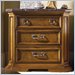 Stanley Furniture Tre Venti Caramel Bachelor's Chest/Nightstand with Natural Marble Top