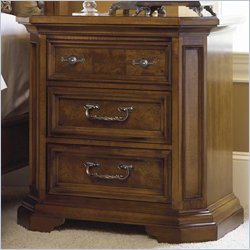 Stanley Furniture Tre Venti Oak Bedside Chest in Caramel