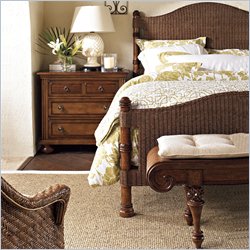 Stanley Furniture Signatures Water's Edge Woven Panel Poster Bed-Twin