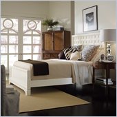 Stanley Furniture Signatures Woven Panel Bed in Creme Finish