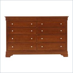 Stanley Furniture Louis Louis Dresser and Mirror Set in Grand Marnier