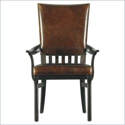 Stanley Furniture Modern Craftsman Morris School Arm Chair in Mink