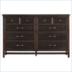 Stanley Furniture Modern Craftsman Cabinetmaker's Dresser in Mink