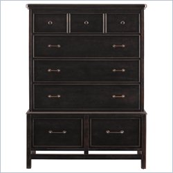 Stanley Furniture Modern Craftsman Cabinetmaker's Drawer Chest in Mink