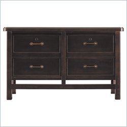 Stanley Furniture Modern Craftsman Founder's Cabinet in Mink