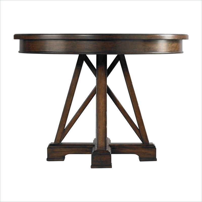 Stanley Furniture Modern Craftsman Red House Revival Table in Saddle